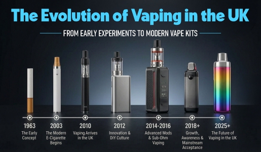 The Evolution of Vaping in the UK: From Early Experiments to Modern Vape Kits